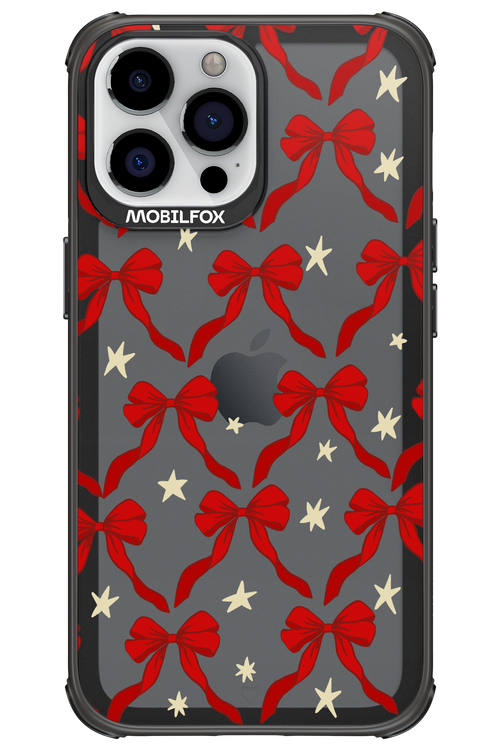 Bow & Stars (Transparent) - Apple iPhone 13 Pro Max