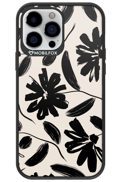 Monochrome Flowerss 2.0 - Apple iPhone 13 Pro Max