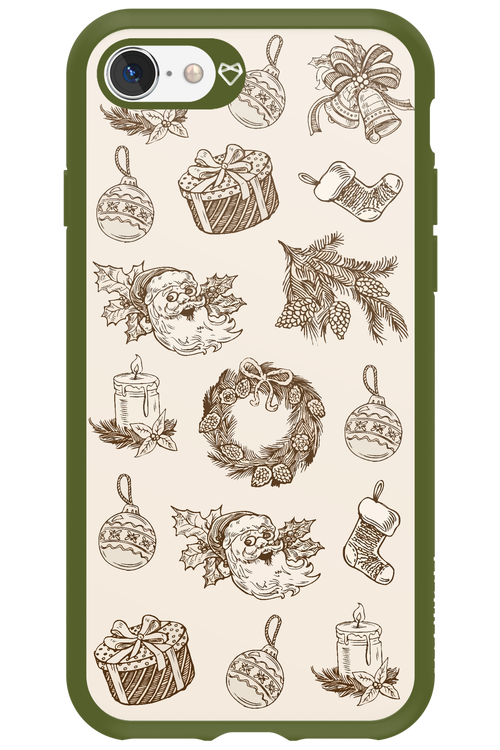 Christmas Paper - Apple iPhone 8