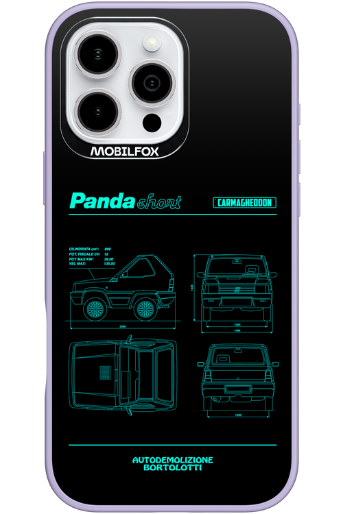 Panda Car Blue - Apple iPhone 16 Pro Max