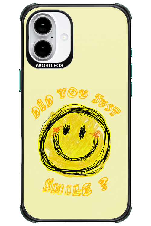 Crayon Smiley - Apple iPhone 16 Plus