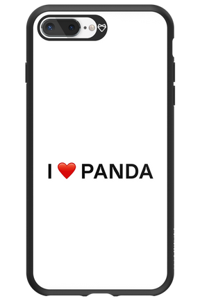 Panda Love White - Apple iPhone 8 Plus