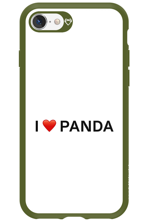 Panda Love White - Apple iPhone 8