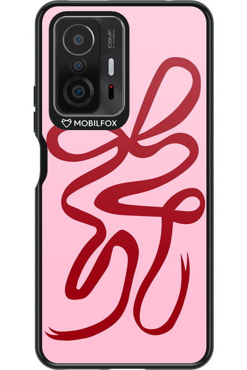 Burgundy Bow - Xiaomi Mi 11T