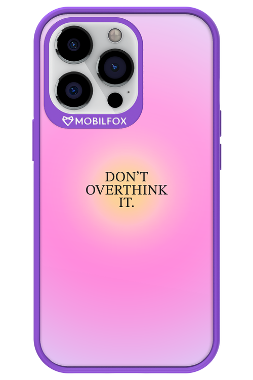 Don't Overthink It - Apple iPhone 13 Pro