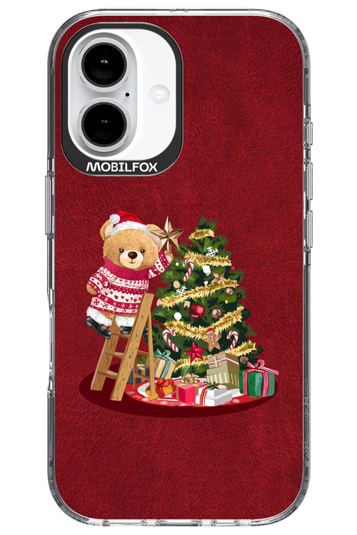 Christmas Bear (Burgundy) - Apple iPhone 16
