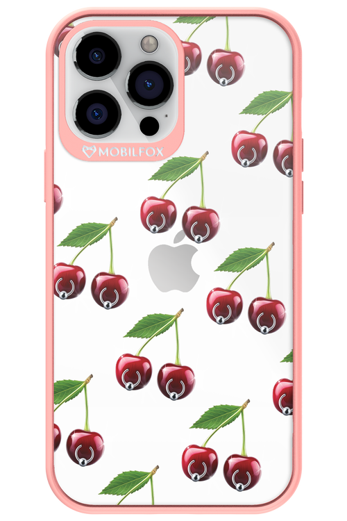 Spicy Cherries Transparent - Apple iPhone 13 Pro Max