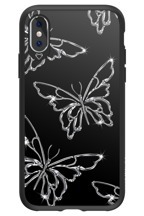 Silver Butterfly 2.0 - Apple iPhone XS