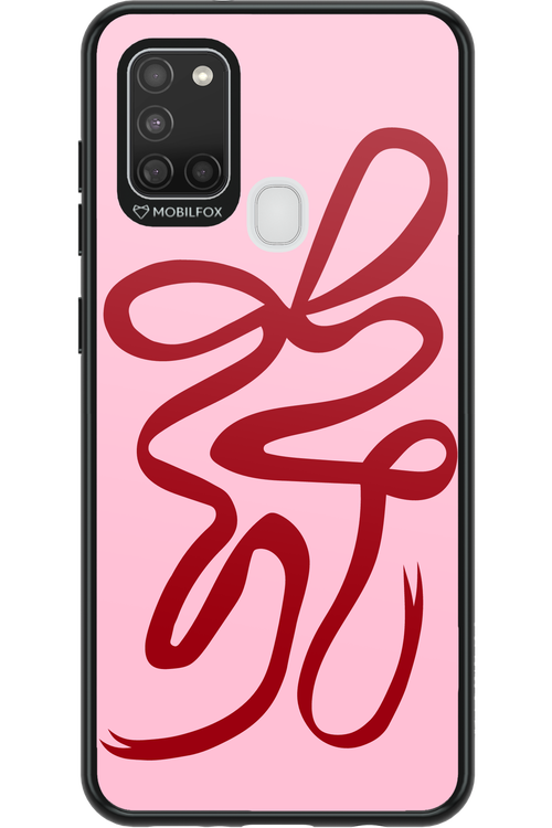 Burgundy Bow - Samsung Galaxy A21 S