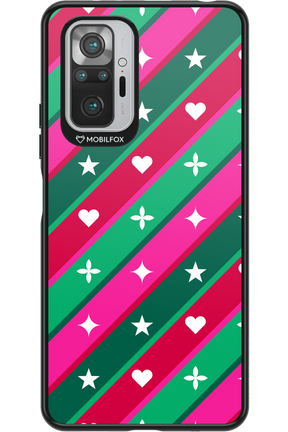 Christmas Stripes - Xiaomi Redmi Note 10S