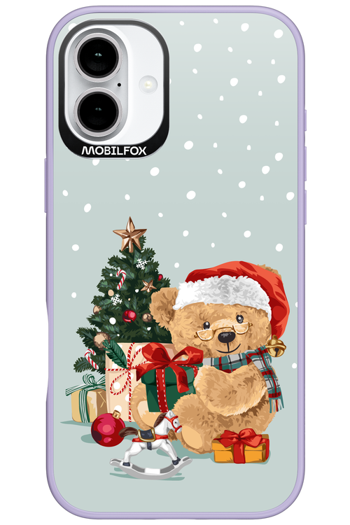 Merry Christmas Bear - Apple iPhone 16 Plus