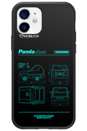 Panda Car Blue - Apple iPhone 12