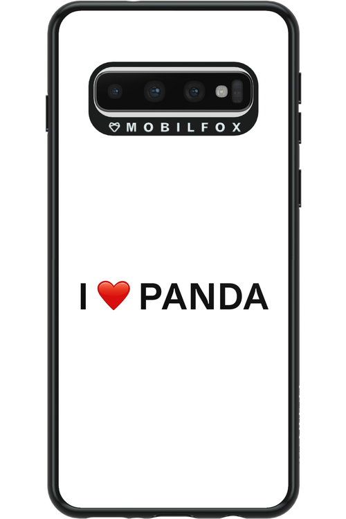 Panda Love White - Samsung Galaxy S10