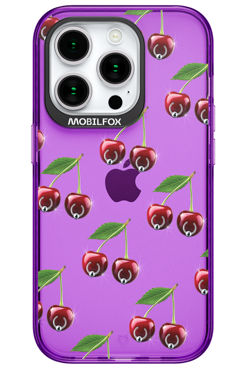 Spicy Cherries Transparent - Apple iPhone 15 Pro