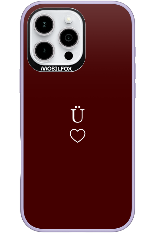 U Burgundia II 2.0 - Apple iPhone 16 Pro Max