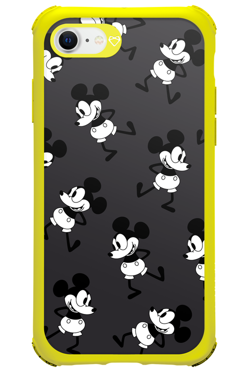 Iconic Mouse (antracite pattern) - Apple iPhone SE 2020