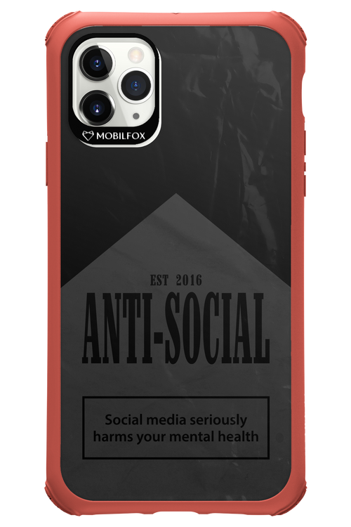 ANTI-SOCIAL (BLVCK) 2.0 - Apple iPhone 11 Pro Max