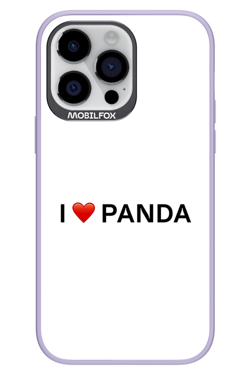 Panda Love White - Apple iPhone 14 Pro Max