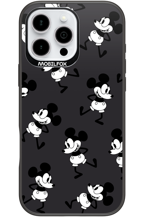 Iconic Mouse (antracite pattern) - Apple iPhone 16 Pro Max