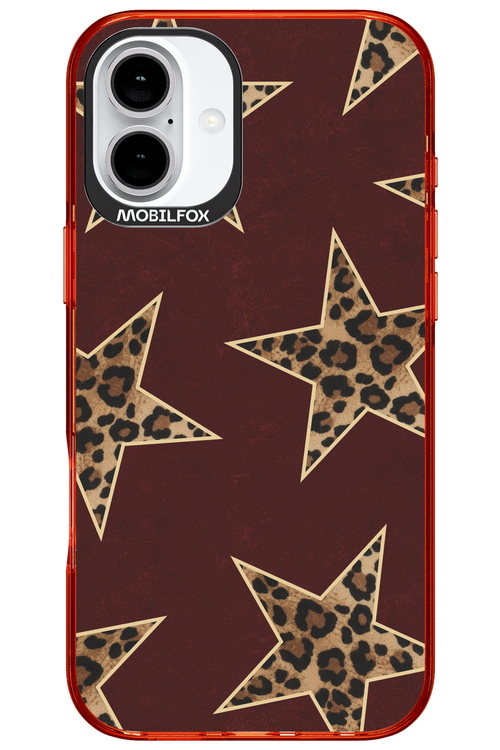 Wild Stars Burgundy - Apple iPhone 16 Plus