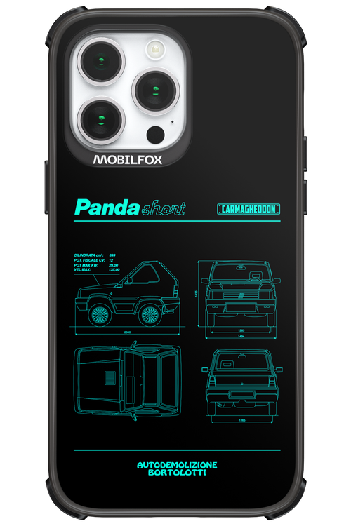 Panda Car Blue - Apple iPhone 14 Pro Max