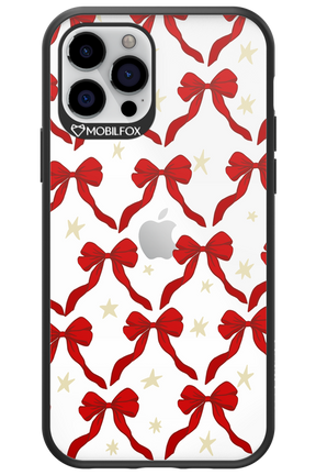 Bow & Stars (Transparent) - Apple iPhone 12 Pro