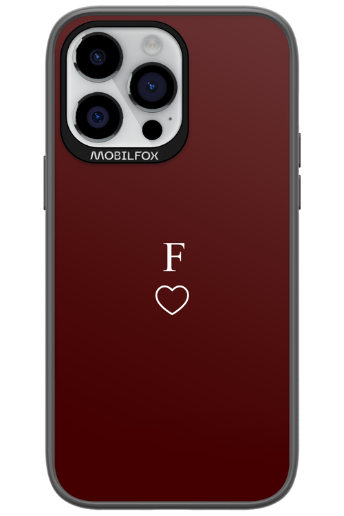 F Burgundia 2.0 - Apple iPhone 14 Pro Max