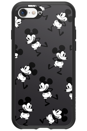Iconic Mouse (antracite pattern) - Apple iPhone SE 2020