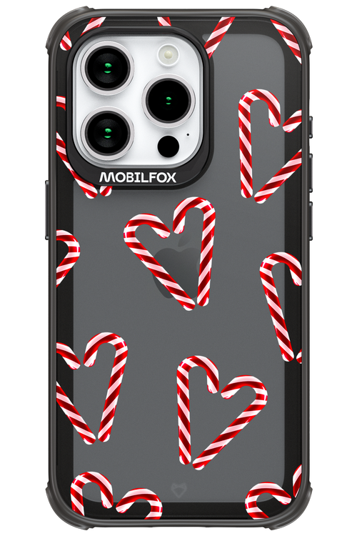 Candy Cane Hearts - Apple iPhone 15 Pro