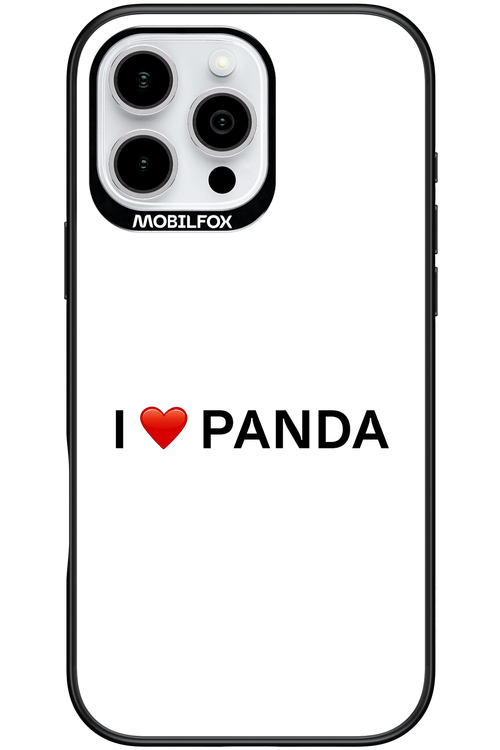 Panda Love White - Apple iPhone 16 Pro Max