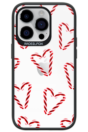 Candy Cane Hearts - Apple iPhone 14 Pro
