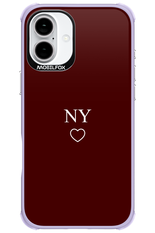 NY Burgundia 2.0 - Apple iPhone 16 Plus