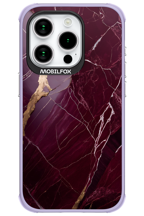 Burgundy Marble 2.0 - Apple iPhone 15 Pro