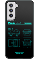 Panda Car Blue - Samsung Galaxy S21 FE