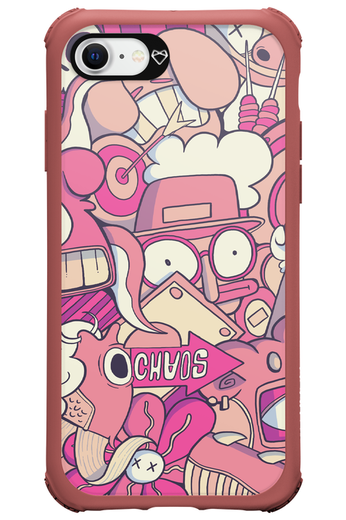 Coral Chaos - Apple iPhone SE 2020