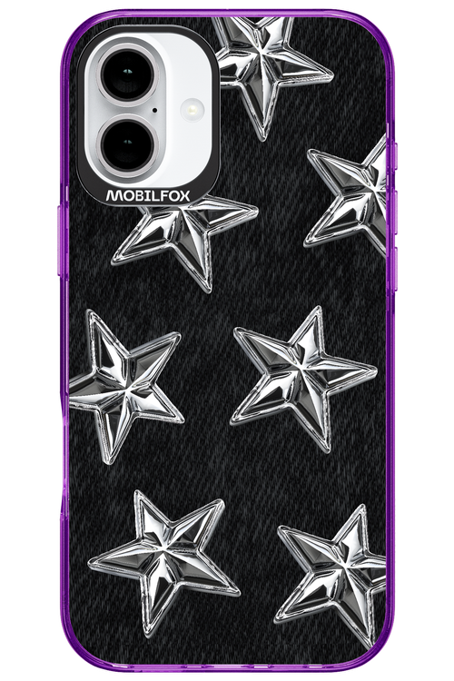 Chrome Stars - Apple iPhone 16 Plus