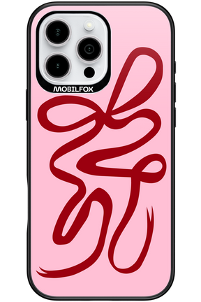 Burgundy Bow - Apple iPhone 16 Pro Max