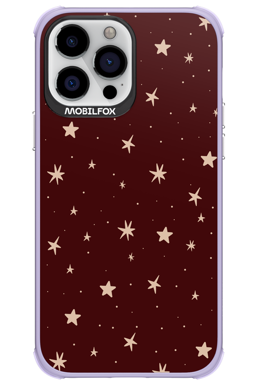 Burgundy Stars - Apple iPhone 13 Pro Max
