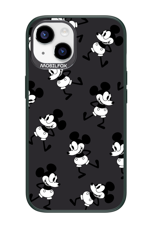 Iconic Mouse (antracite pattern) - Apple iPhone 14