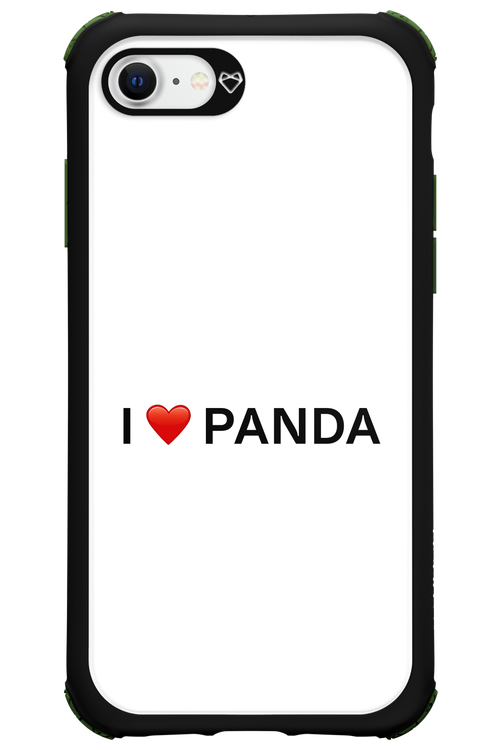 Panda Love White - Apple iPhone 8