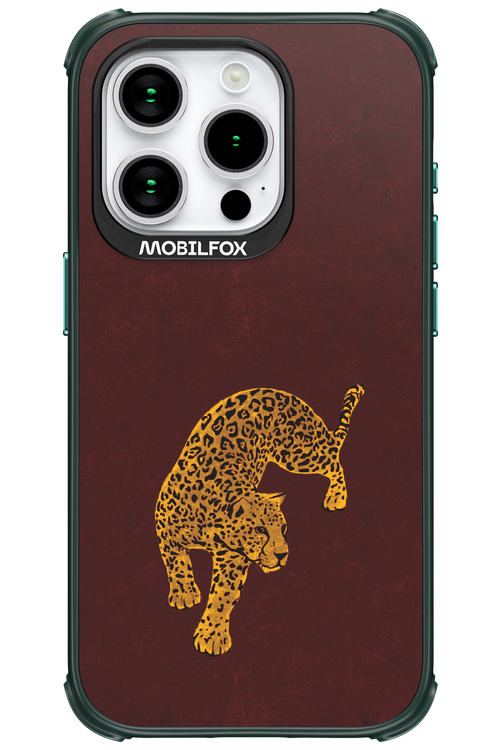Burgundy Leopard - Apple iPhone 15 Pro