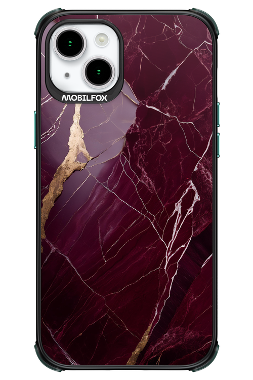 Burgundy Marble 2.0 - Apple iPhone 15 Plus