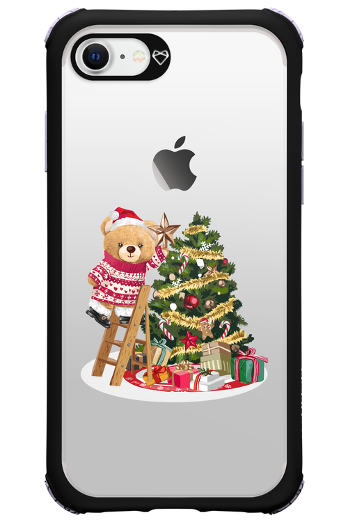 Christmas Bear (Transparent) - Apple iPhone 7