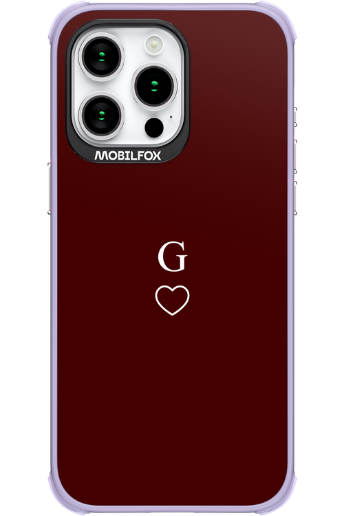 G Burgundia 2.0 - Apple iPhone 15 Pro Max