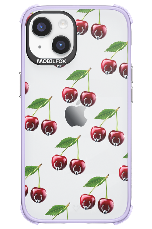 Spicy Cherries Transparent - Apple iPhone 14