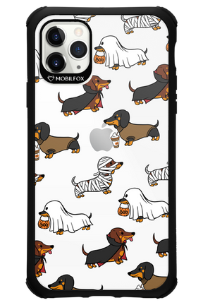 Scary Dachshund (Transparent) - Apple iPhone 11 Pro Max
