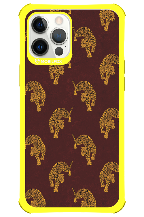 Burgundy Leopard Pattern - Apple iPhone 12 Pro Max