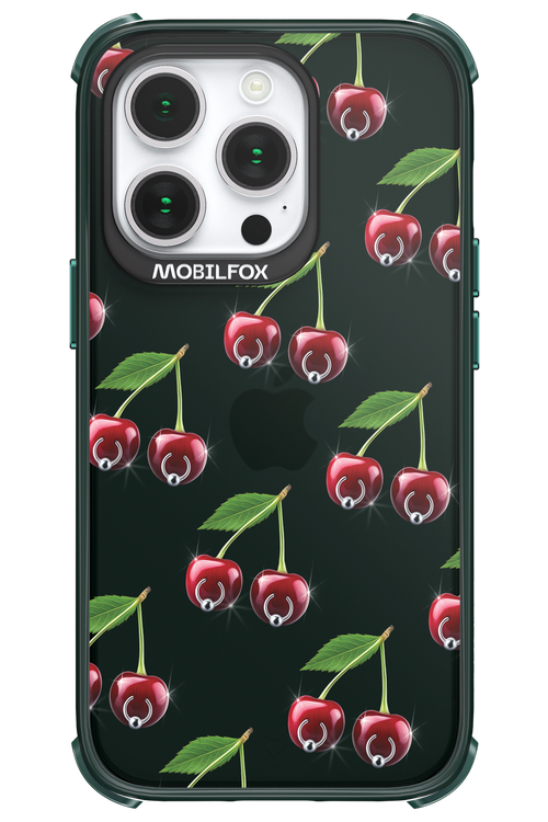 Spicy Cherries Transparent - Apple iPhone 14 Pro