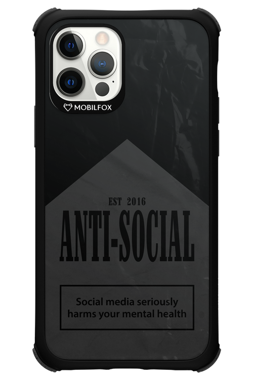 ANTI-SOCIAL (BLVCK) 2.0 - Apple iPhone 12 Pro