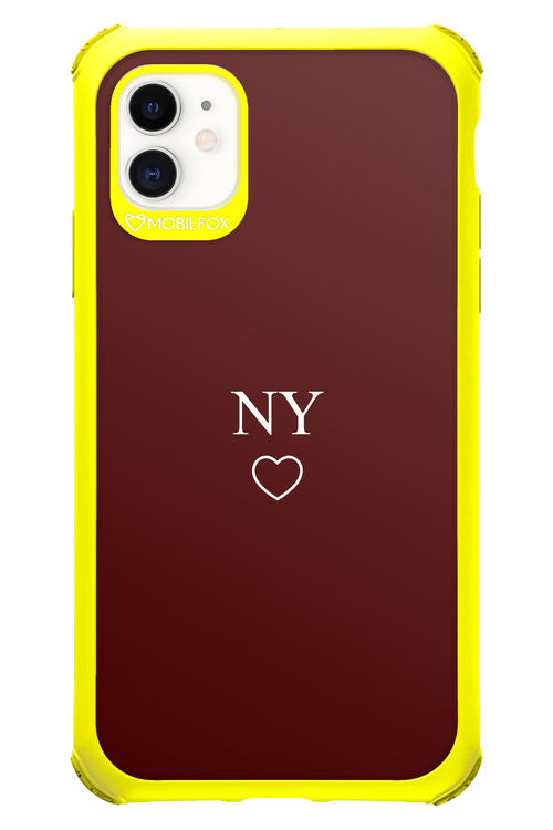 NY Burgundia 2.0 - Apple iPhone 11